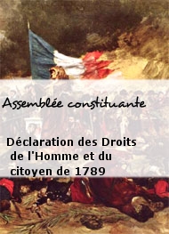 Assemblée constituante - Déclaration des Droits de l'Homme et du citoyen de 1789