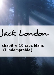 Illustration: chapitre 19 croc blanc (l indomptable) - Jack London