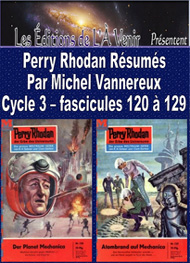 Illustration: Perry Rhodan Résumés-Cycle 3-120 à 129 - Michel Vannereux