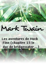 Illustration: Les aventures de Huck Finn (chapitre 15 le duc de bridgewater ...) - Mark Twain