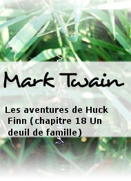 Illustration: Les aventures de Huck Finn (chapitre 18 Un deuil de famille) - Mark Twain
