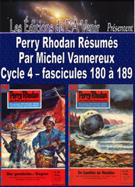 Illustration: Perry Rhodan Résumés-Cycle 4-180 à 189 - Michel Vannereux