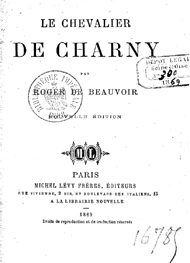 Illustration: Le Chevalier de Charny - Roger de Beauvoir 
