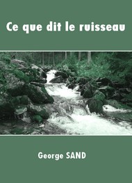 Illustration: Ce que dit le ruisseau (Version 2) - George Sand