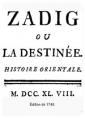 Voltaire: Zadig (Version2)