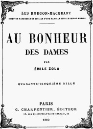 Emile Zola - Au bonheur des dames (extraits)