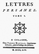 Montesquieu: Les lettres persanes