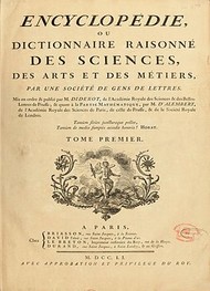 Diderot et D alembert - ENCYCLOPEDIE