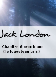 Jack London - Chapitre 6 croc blanc (le louveteau gris)