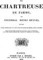 Stendhal: la chartreuse de parme