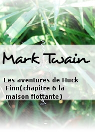 Illustration: Les aventures de Huck Finn(chapitre 6 la maison flottante) - Mark Twain