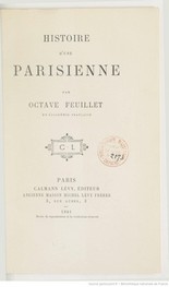 Illustration: Histoire d'une parisienne - Octave Feuillet