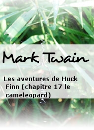 Illustration: Les aventures de Huck Finn (chapitre 17 le cameleopard) - Mark Twain