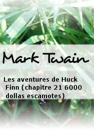 Illustration: Les aventures de Huck Finn (chapitre 21 6000 dollas escamotes) - Mark Twain