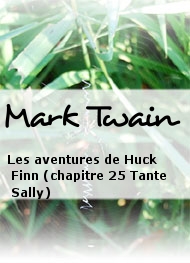 Mark Twain - Les aventures de Huck Finn (chapitre 25 Tante Sally)