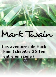 Mark Twain - Les aventures de Huck Finn (chapitre 26 Tom entre en scene)