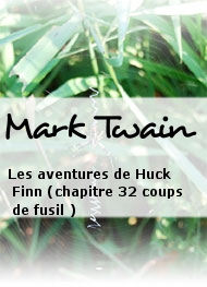Illustration: Les aventures de Huck Finn (chapitre 32 coups de fusil ) - Mark Twain