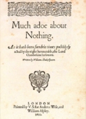 William Shakespeare: beaucoup de bruit pour rien
