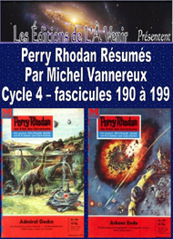 Illustration: Perry Rhodan Résumés-Cycle 4-190 à 199 - Michel Vannereux