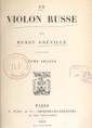 Henry Gréville: Un violon russe