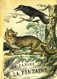 Illustration: Le Corbeau et le Renard (version2) - jean de la fontaine