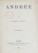 Georges Duruy: Andrée