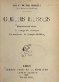 Eugène melchior Vogue (de): Coeurs russes-Histoires d'hiver