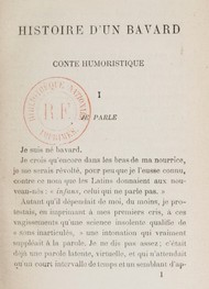 Illustration: Histoire d'un bavard - Eugène de Margerie