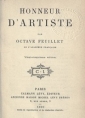 Octave Feuillet: Honneur d'artiste