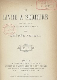 Amédée Achard - Le Livre à serrure