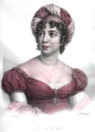 Illustration: Portraits de femmes Germaine de Staël - Charles augustin Sainte beuve 