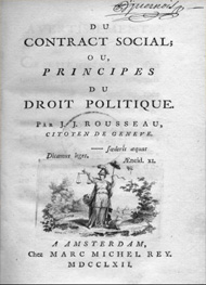 Jean jacques Rousseau - du contrat social