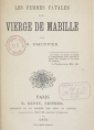 Henri Escoffier: La Vierge de Mabille