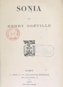 Henry Gréville: Sonia