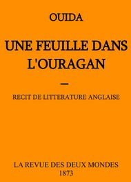 Illustration: Une feuille dans l'ouragan - Ouida