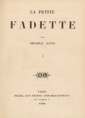 George Sand: la petite fadette (version 2)