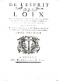 Livre audio: Montesquieu - De l'Esprit des Lois