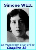 Simone Weil: La Pesanteur et la Grâce, Chapitre 18, La Croix