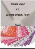 bleue-papier-verge-v-s--feuillet-origami-fleuri-5