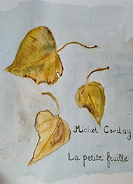 Illustration: La petite feuille - Michel Corday