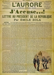 Illustration: j'accuse (affaire dreyfus) - émile Zola