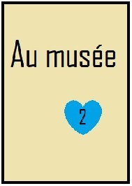 Illustration: Au musée 2 - Bleue