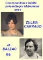 Livre audio: Balzac carraud bouteron - « Correspondance inédite, suite, 06 »