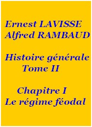 Illustration: Histoire générale Tome 02 Chapitre 01 Régime féodal - Lavisse et rambaud