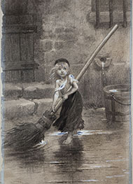 Illustration: La misère - Victor Hugo