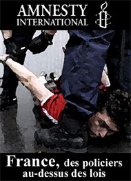 Illustration: France-Des policiers au-dessus des lois - Amnesty International