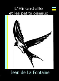 Illustration: L'Hirondelle et les petits Oiseaux - jean de la fontaine