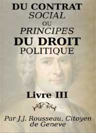 jean-jacques rousseau - Du contrat social Livre3