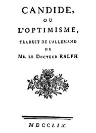 Voltaire - Candide ou L'optimisme (version2)