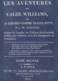 William Godwin:  Les Aventures de Caleb Williams (Tome 2)